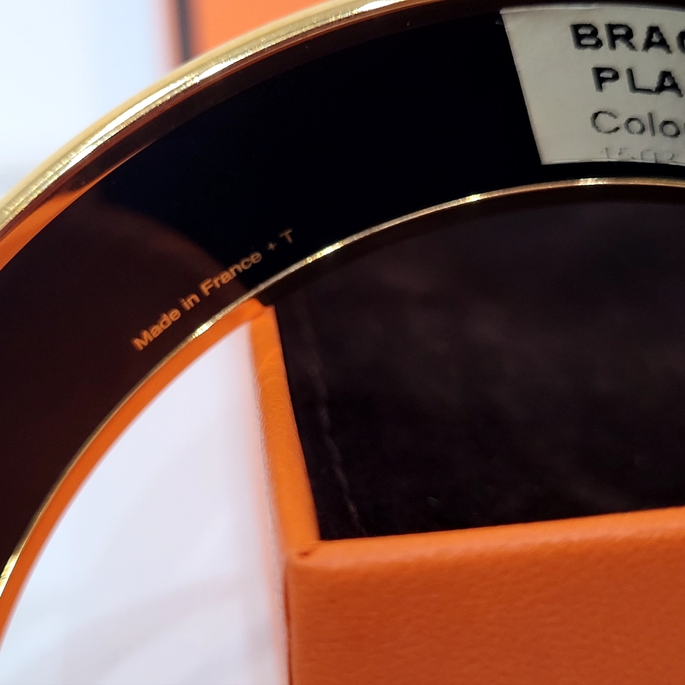 HERMES Bracelet, Caleche Enamel, NEW 62mm - Picture 4 of 9